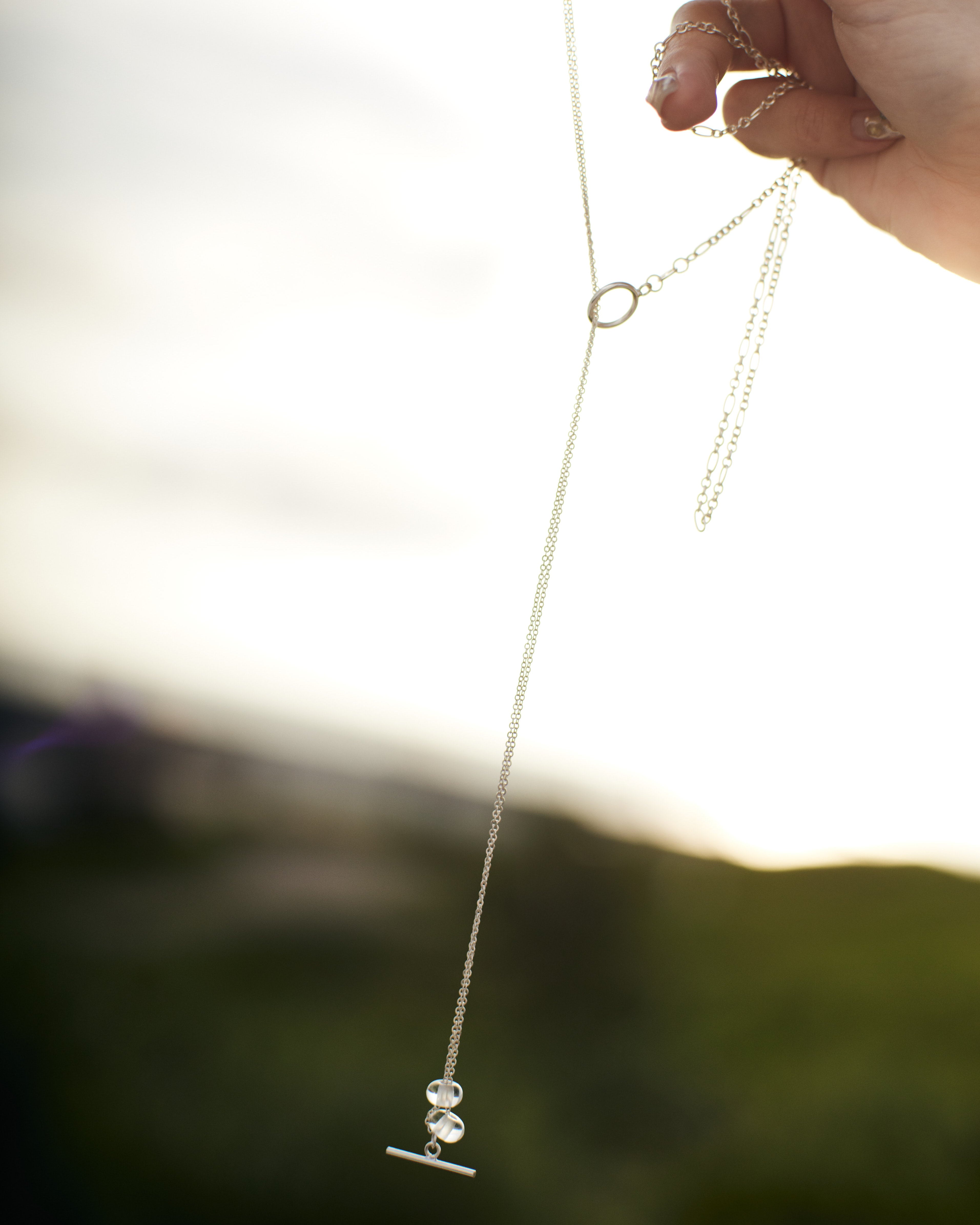 Cloudy Day 3way Glass Necklaces