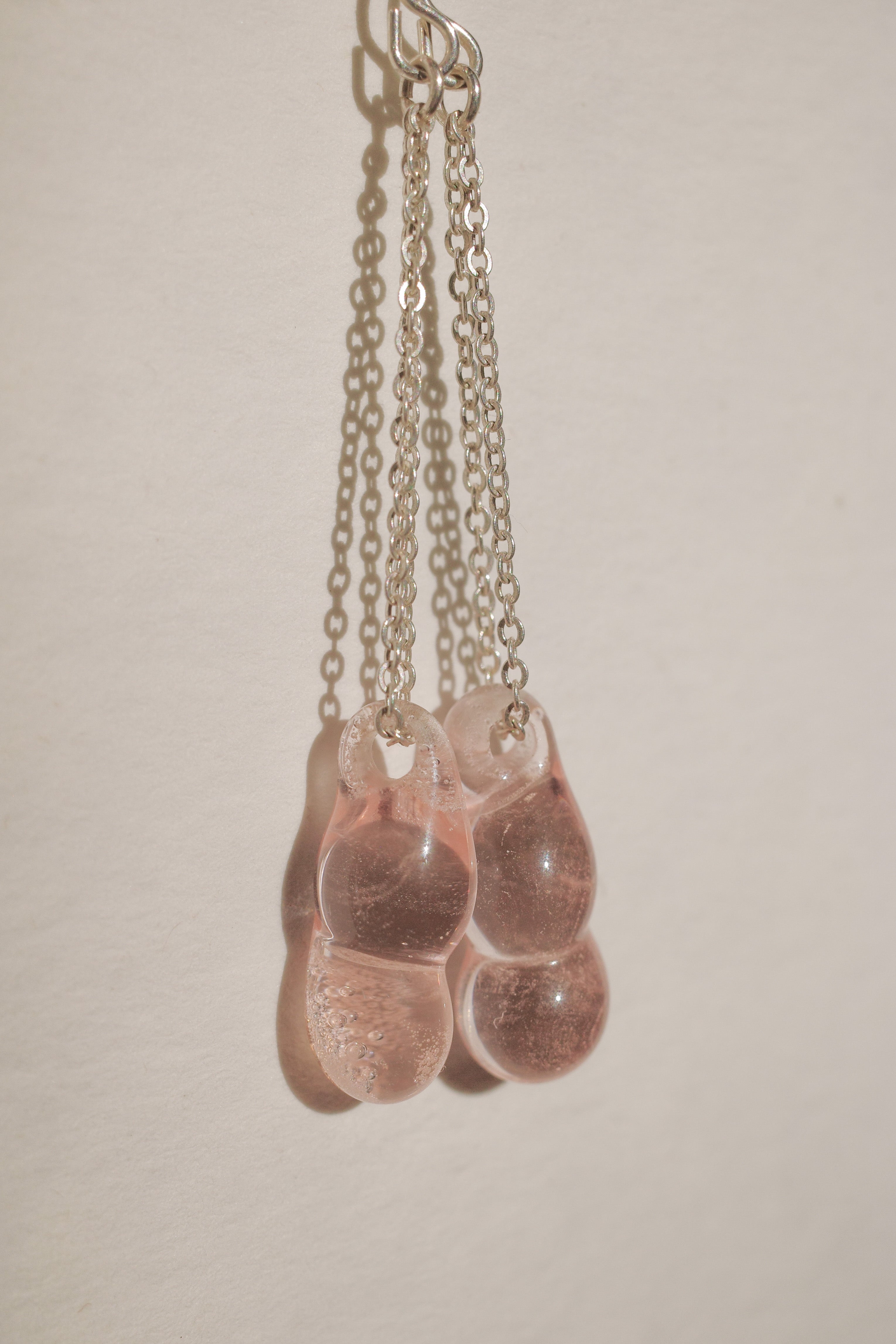 戀 Glass&Silver earrings