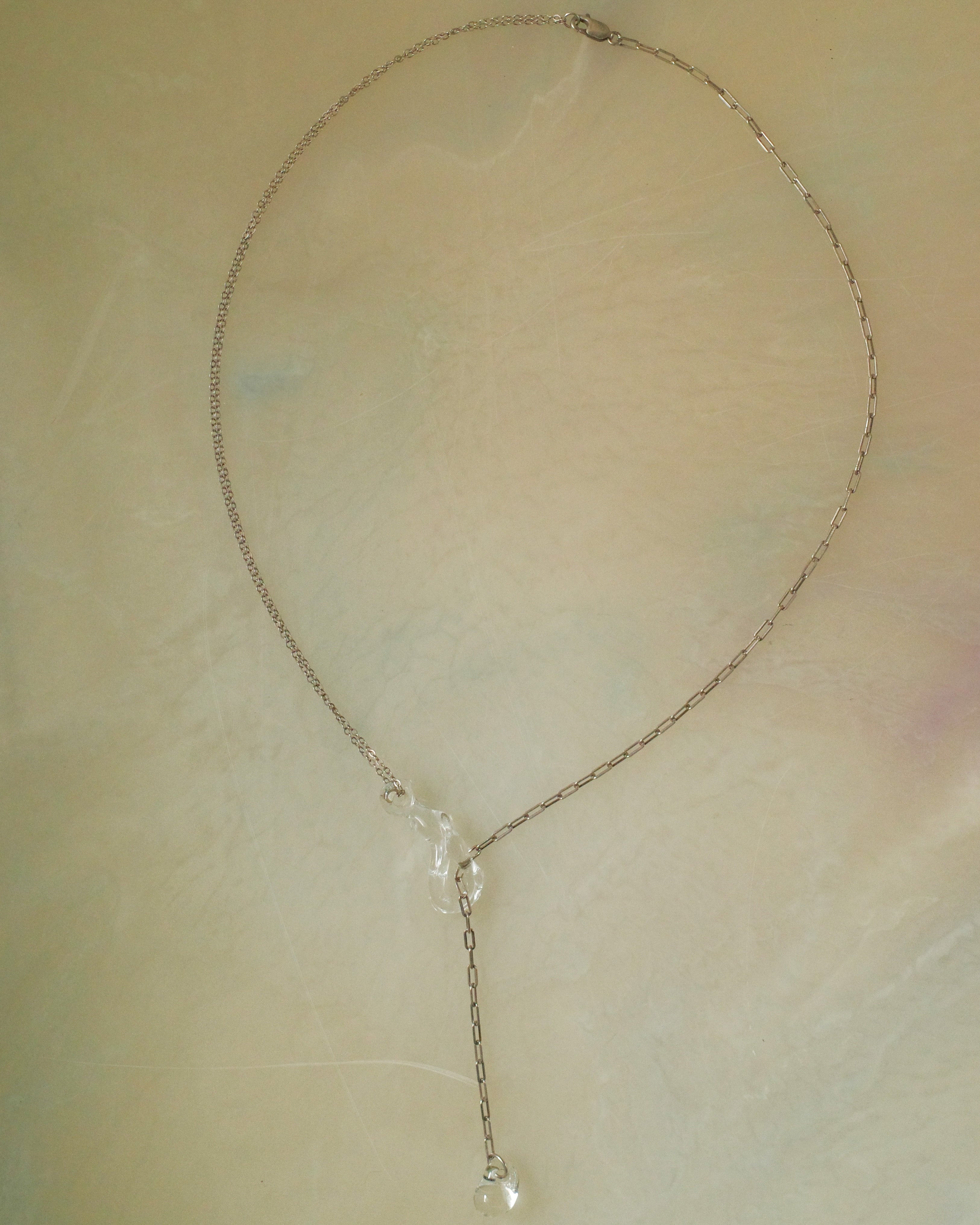 Water Ripple 2way Glass Necklaces