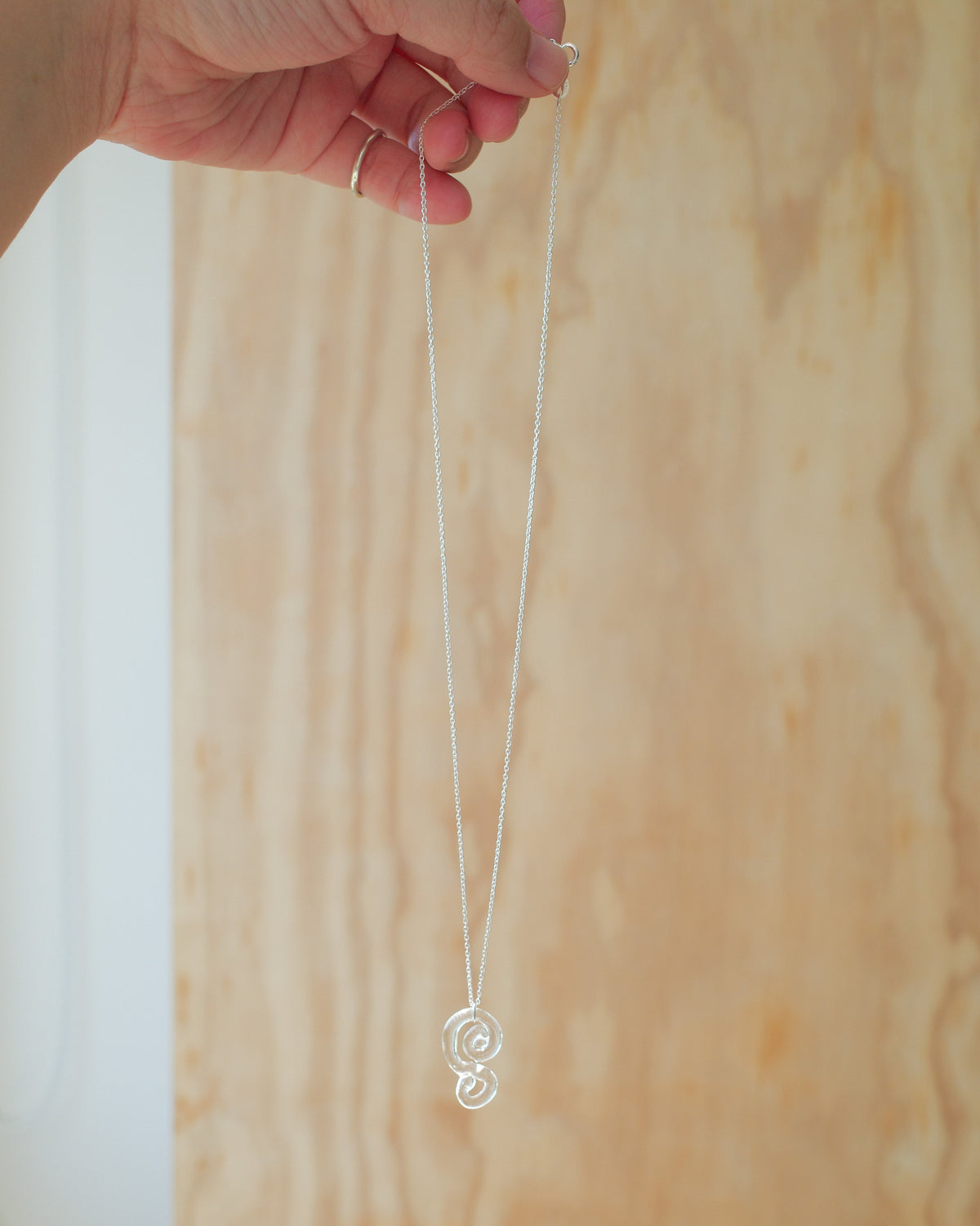 Soft Swirl Glass Necklaces